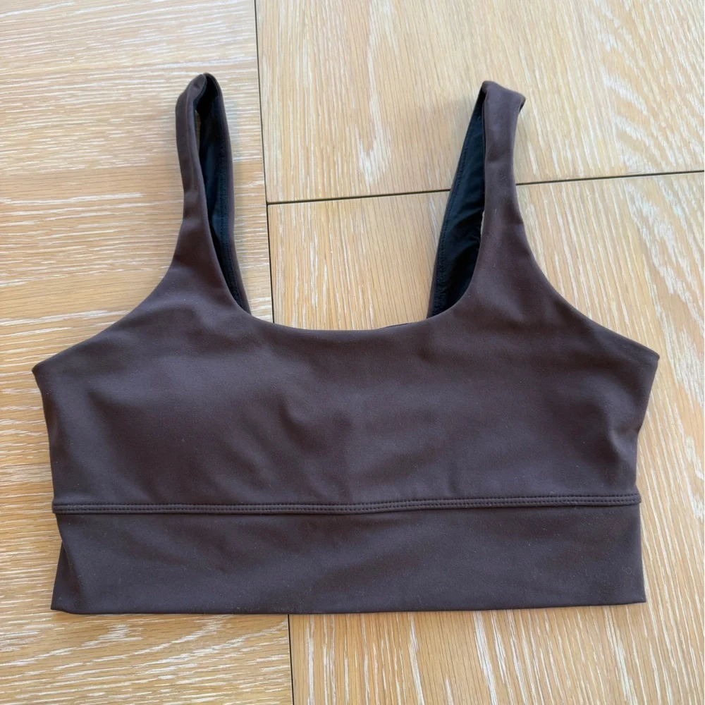 Varley FreeSoft™ Cori Bra in Coffee Bean, size M - Picture 3 of 5